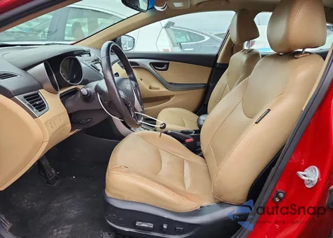 2013 Hyundai Elantra Gls z USA, uszkodzony, nr VIN KMHDH4AE8DU535213